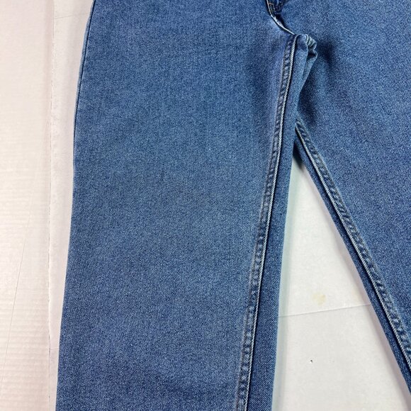 VTG 90s Levi's Jeans Men's 37x31* 540 Flex Relaxed Straight Blue Denim Tag 38x32 - Picture 4 of 16